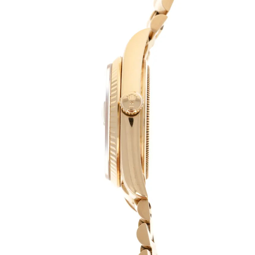 Rolex Yellow Gold Datejust Onyx