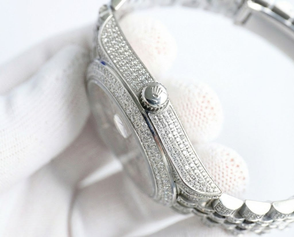 Rolex Datejust Iced out